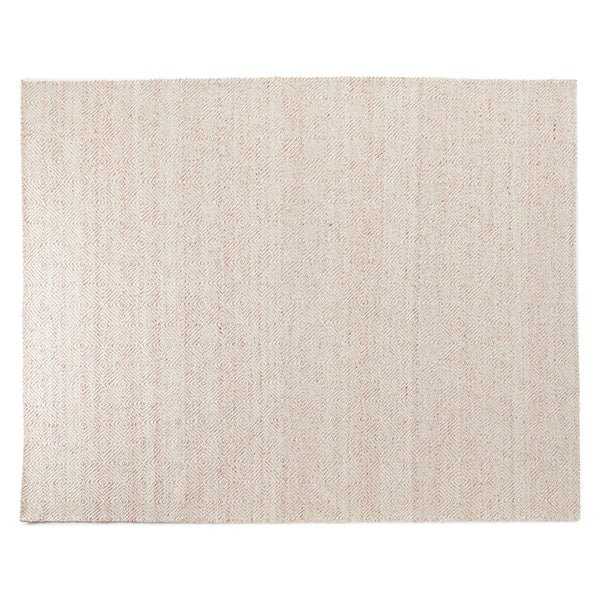 Quercia Rug in a Scandinavian living room with diamond pattern and neutral tones